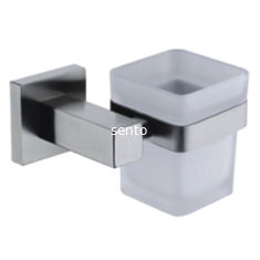 Chine Fixé au mur simple d'accessoires de salle de bains d'acier inoxydable de Holder SUS304 de culbuteur de conception carrée balayé fournisseur