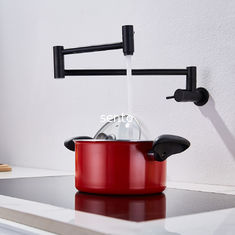 Chine Double matériel d'acier inoxydable de robinet de robinet d'évier de cuisine de remplisseur de pot de pliage de poignée 304/316 fournisseur
