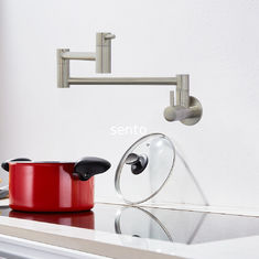 Chine Acier 304/316 double remplisseur commun de pot de robinet de robinet d'eau d'évier de cuisine de bec de mur de bâti de pivot matériel du pliage 360 fournisseur
