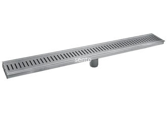 Chine Drain de plancher extérieur de salle de bains de drain de plancher de douche d'acier inoxydable de plancher de drain de douche de drain linéaire de la Manche fournisseur