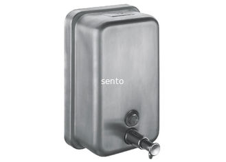 Chine Le hub matériel de salle de toilette d'Inox a balayé le distributeur vertical du distributeur 1000ml de savon d'acier inoxydable fournisseur