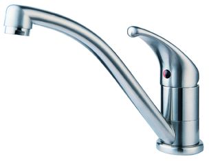 Chine WaterMark a balayé la plate-forme de rubinetto de bagno a monté la poignée de l'ONU avec le robinet d'évier de bassin fournisseur