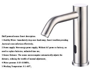Chine rubinetto en acier del sensore Wasserhah de robinet de capteur de torneira de faucet grifo del sensor d'hôpital de stainles sensorkraan fournisseur