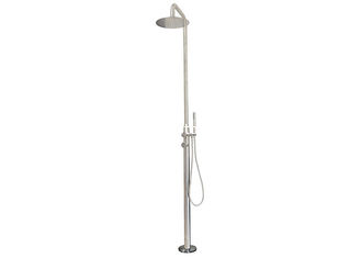 Chine Douche de natation de support de douche de 316 filigranes d'acier inoxydable de satin de douche de jardin libre solaire extérieur de plage fournisseur