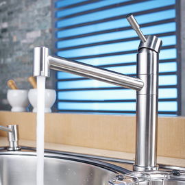 Robinet simple solide d'évier de cuisine d'acier inoxydable de poignée fournisseur