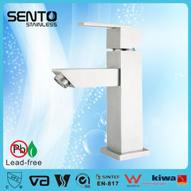 Robinet simple de bassin de trou de bâti de plate-forme d'acier inoxydable fournisseur