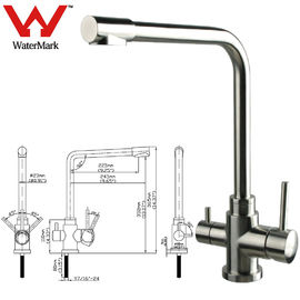 La brosse matérielle inoxydable de poignée de SENTO d'eau de filtre du robinet simple sain sans plomb Steel304 Ss316 de RO a fini fournisseur