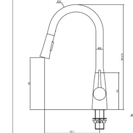 Robinet multifonctionnel de cuisine de bâti de mur avec le jet POUR LE MARCHÉ de l'AMÉRIQUE DU NORD fournisseur