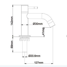 Robinet simple de bassin d'économie de l'eau de poignée de style classique pour la CONCEPTION GENTILLE de salle de bains fournisseur