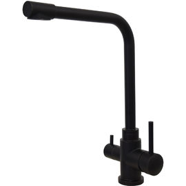 Couleur à la mode de vente chaude de noir de robinet de filtre d'eau de cuisine d'acier inoxydable de robinet de mélangeur 304/316 fournisseur