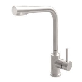 Le robinet simple d'épurateur de l'eau de filtration d'évier de barre de cuisine d'acier inoxydable de poignée a balayé le robinet d'eau potable de finition fournisseur