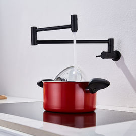 Double matériel d'acier inoxydable de robinet de robinet d'évier de cuisine de remplisseur de pot de pliage de poignée 304/316 fournisseur