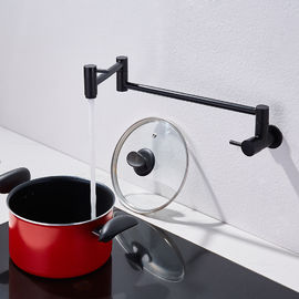 Double matériel d'acier inoxydable de robinet de robinet d'évier de cuisine de remplisseur de pot de pliage de poignée 304/316 fournisseur