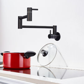 Double matériel d'acier inoxydable de robinet de robinet d'évier de cuisine de remplisseur de pot de pliage de poignée 304/316 fournisseur