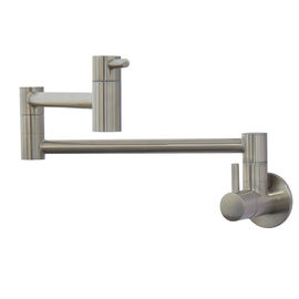 Acier 304/316 double remplisseur commun de pot de robinet de robinet d'eau d'évier de cuisine de bec de mur de bâti de pivot matériel du pliage 360 fournisseur