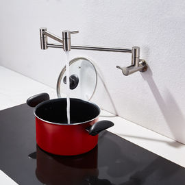 Acier 304/316 double remplisseur commun de pot de robinet de robinet d'eau d'évier de cuisine de bec de mur de bâti de pivot matériel du pliage 360 fournisseur