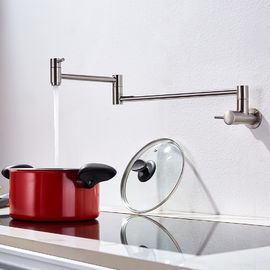 Acier 304/316 double remplisseur commun de pot de robinet de robinet d'eau d'évier de cuisine de bec de mur de bâti de pivot matériel du pliage 360 fournisseur