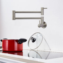 Acier 304/316 double remplisseur commun de pot de robinet de robinet d'eau d'évier de cuisine de bec de mur de bâti de pivot matériel du pliage 360 fournisseur