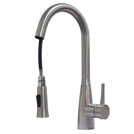 Le 304/316 2 noir matériel en acier de la manière CUPC tirent en bas du robinet de mélangeur de cuisine de robinet d'eau de robinet de cuisine avec le jet fournisseur