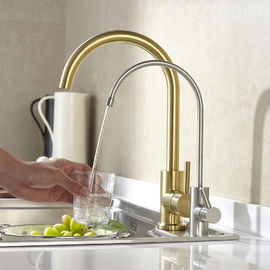304/316 robinet sans plomb d'eau potable de filtre d'épurateur de système de filtration de l'eau de robinet de robinet d'eau d'acier inoxydable fournisseur