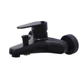 couleur sanitaire de noir de mélangeur de bassin de 304 de main de douche de mur de bâti de robinet en acier sStainless en trois pièces de douche articles de Comercial fournisseur