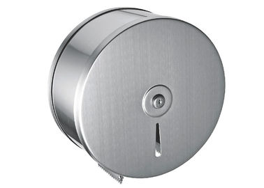 Boîte moderne de papier hygiénique de bâti de mur d'accessoires de salle de bains de satin d'acier inoxydable de la personnalisation 304 de projet fournisseur