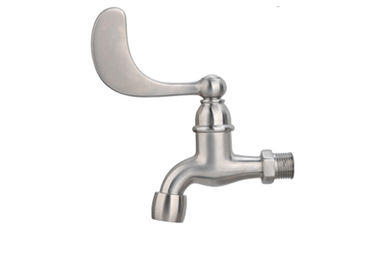 Robinet grifo mezclador de lavabo de poignée de robinet matériel de l'hôpital 304 d'acier inoxydable long fournisseur