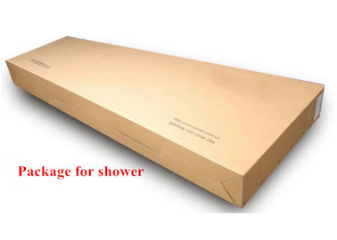 Robinets au plancher debout libres modernes de douche de baquet de robinets de mélangeur de douche de baignoire avec fuacet de poignée de pulvérisateur de main le double fournisseur